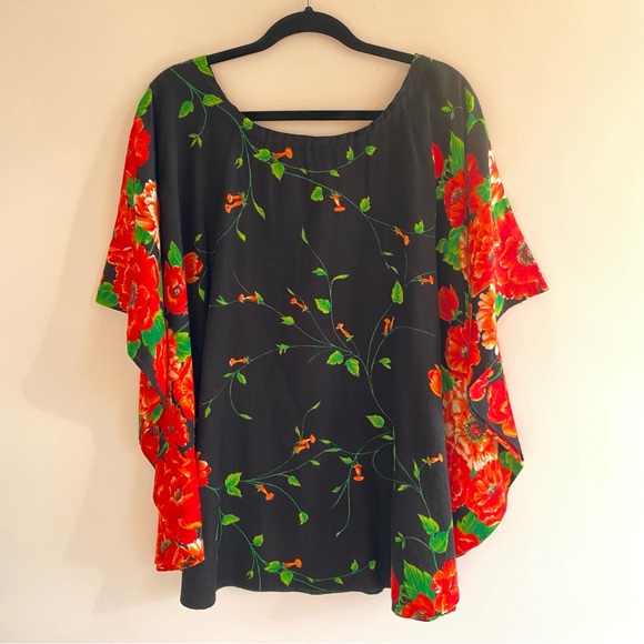 Stunning Vintage Floral Cape One Size - Picture 6 of 10